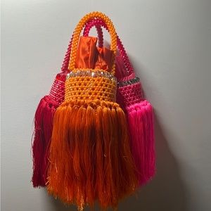 Acrylic beaded bag